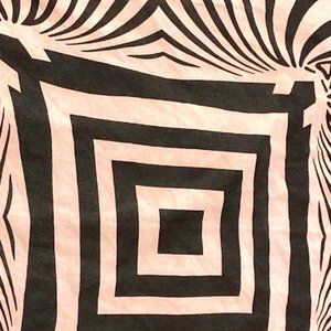 Vintage C’est belle B&W Square Scarf